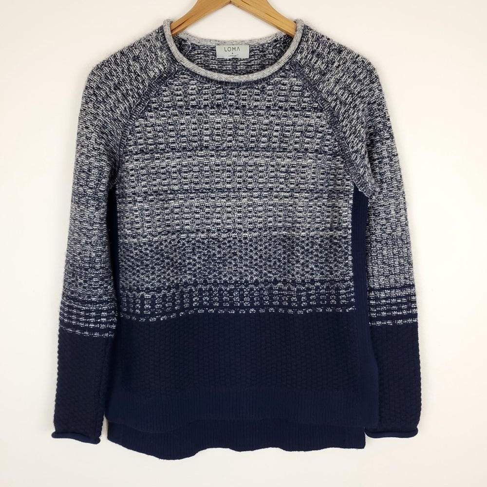 Loma Wool Cashmere Mohair Blend Sweater